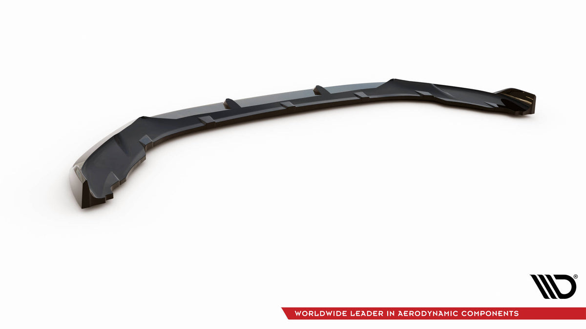 Street+ Spoilerlippe Front Ansatz V.2 passend für Mini Cooper S F56 Facelift schwarz Hochglanz – Ansicht 6