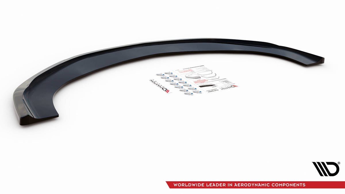 Street+ Spoilerlippe Front Ansatz V.2 passend für Bentley Continental GT V8 S Mk2 schwarz Hochglanz – Ansicht 6