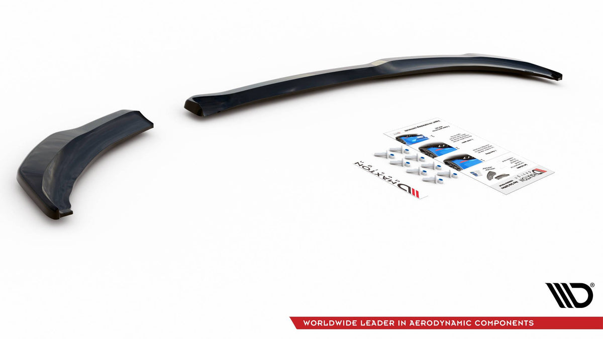 Heck Ansatz Flaps Diffusor passend für Peugeot 207 Sport schwarz Hochglanz – Ansicht 6