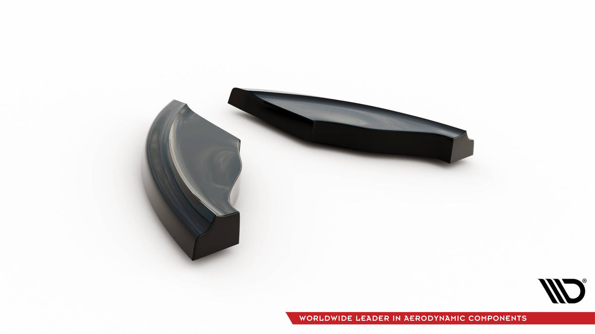 Heck Ansatz Flaps Diffusor passend für VW GOLF 6 GTI 35TH schwarz Hochglanz – Ansicht 6