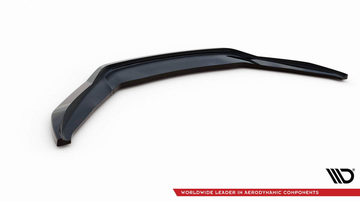 Street+ Spoilerlippe Front Ansatz V.2 passend für VW Scirocco Mk3 schwarz Hochglanz – Ansicht 6