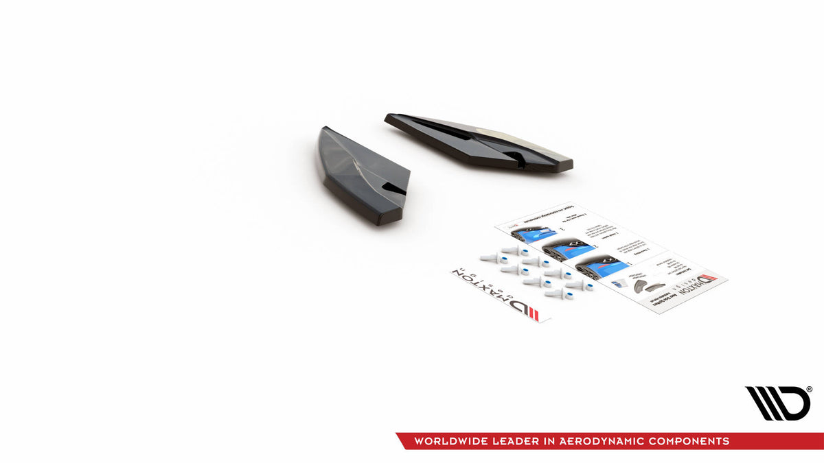 Heck Ansatz Flaps Diffusor passend für Seat Leon FR Hatchback Mk4 schwarz Hochglanz – Ansicht 7