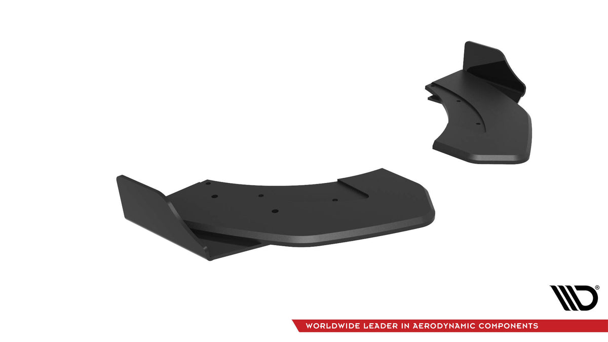 Street Pro Heck Ansatz Flaps Diffusor + Flaps passend für Hyundai Veloster N Mk2 schwarz Hochglanz – Ansicht 5