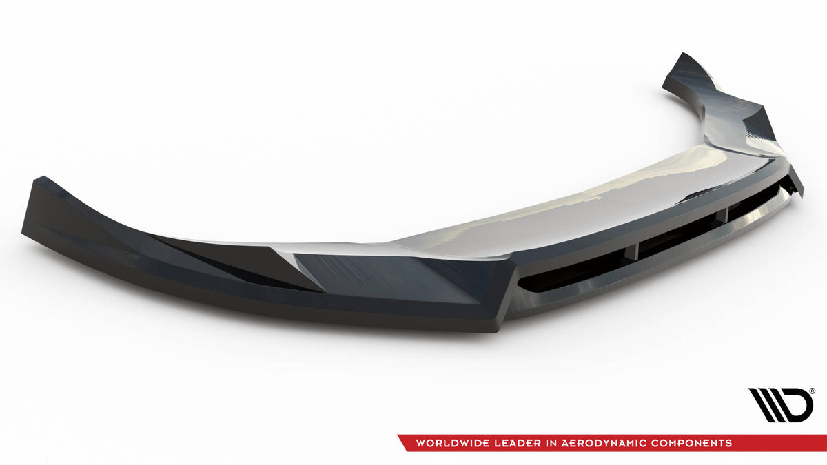 Street+ Spoilerlippe Front Ansatz V.4 passend für Cupra Formentor Mk1 schwarz Hochglanz – Ansicht 5