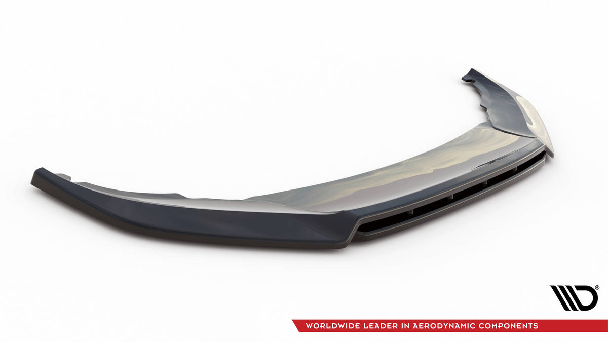 Street+ Spoilerlippe Front Ansatz V.5 passend für Cupra Formentor Mk1 schwarz Hochglanz – Ansicht 5