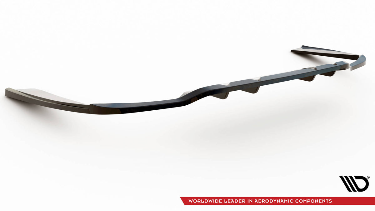 Street+ Mittlerer Diffusor RACE passend für Mercedes-Benz C Coupe AMG-Line C205 Facelift schwarz Hochglanz – Ansicht 6