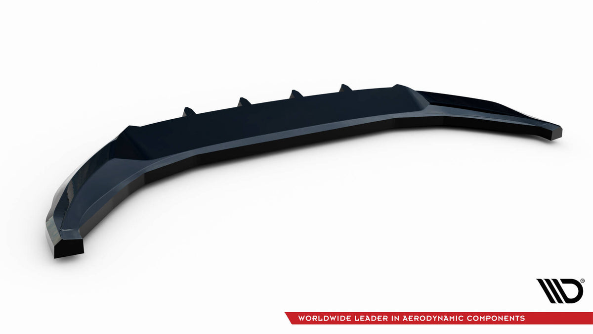 Street+ Spoilerlippe Front Ansatz V.2 passend für Seat Tarraco FR Mk1 schwarz Hochglanz – Ansicht 6