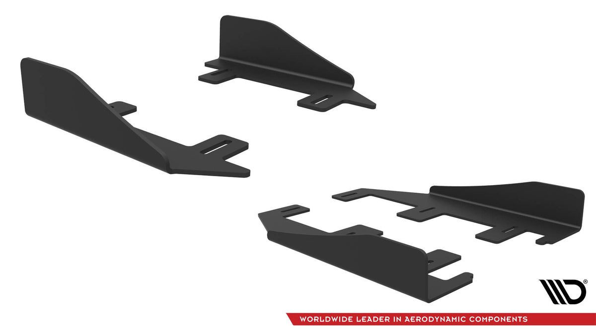 Seitenschweller Flaps passend für Audi S3 / A3 S-Line Limousine 8V schwarz Hochglanz – Ansicht 9