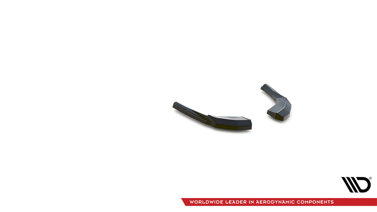 Heck Ansatz Flaps Diffusor V.1 passend für Audi S3 Sportback 8V Facelift schwarz Hochglanz – Ansicht 6