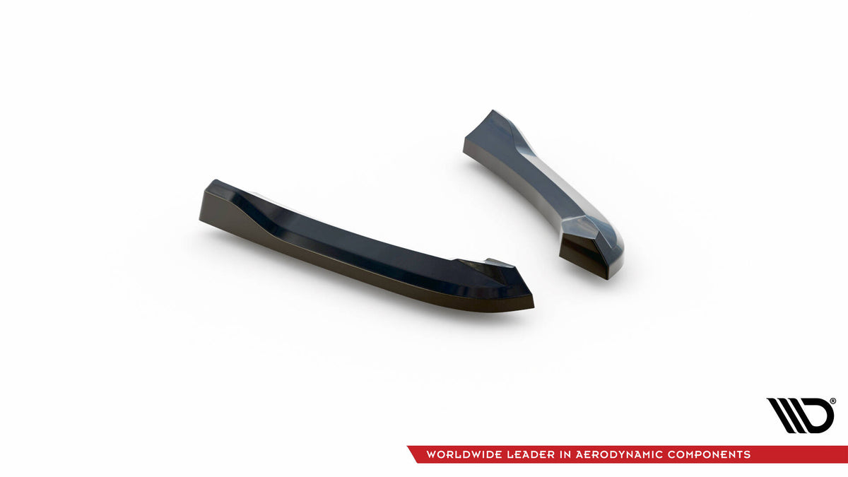 Heck Ansatz Flaps Diffusor V.1 passend für Audi S5 / A5 S-Line Coupe / Cabriolet 8T schwarz Hochglanz – Ansicht 5