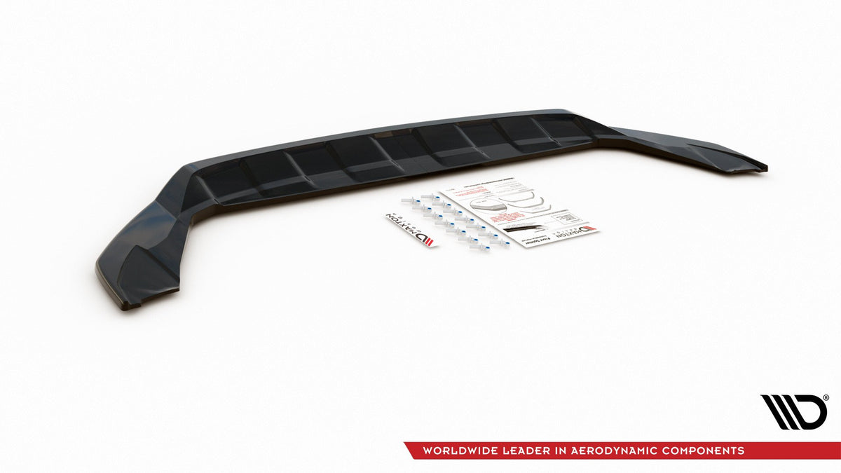Street+ Spoilerlippe Front Ansatz passend für VW T-Cross schwarz Hochglanz – Ansicht 7