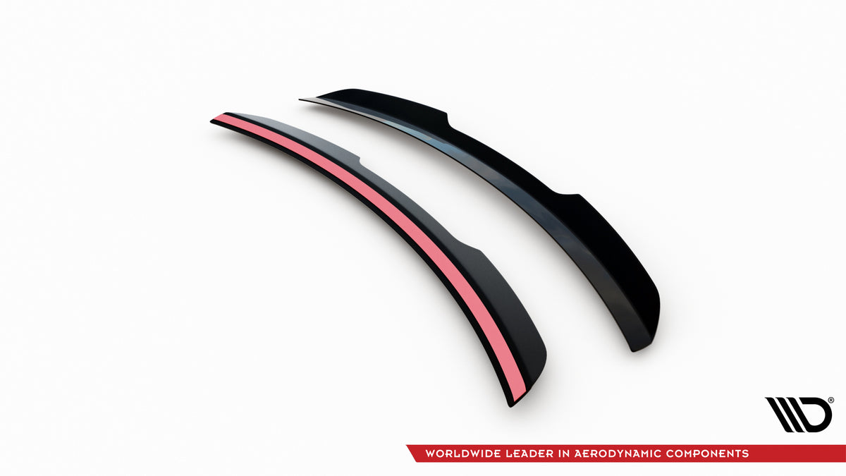 Höher Heckspoiler Lippe Audi Q8 S-line / SQ8 Mk1 Facelift schwarz Hochglanz – Ansicht 6