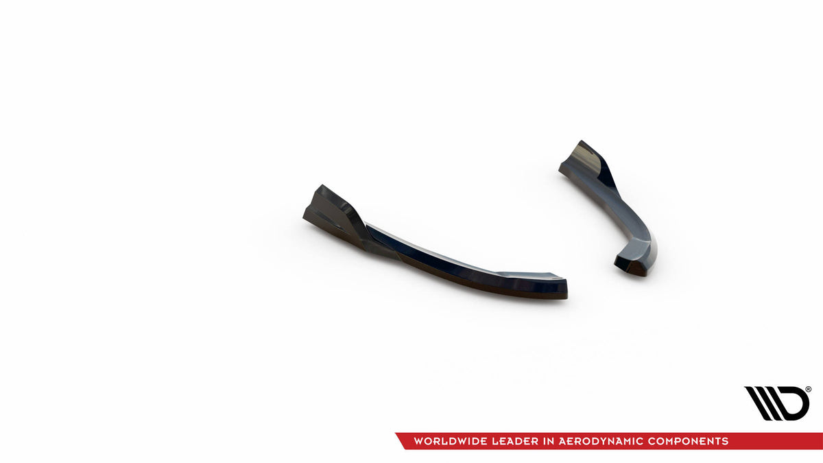 Heck Ansatz Flaps Diffusor passend für BMW X3 G01 schwarz Hochglanz – Ansicht 6