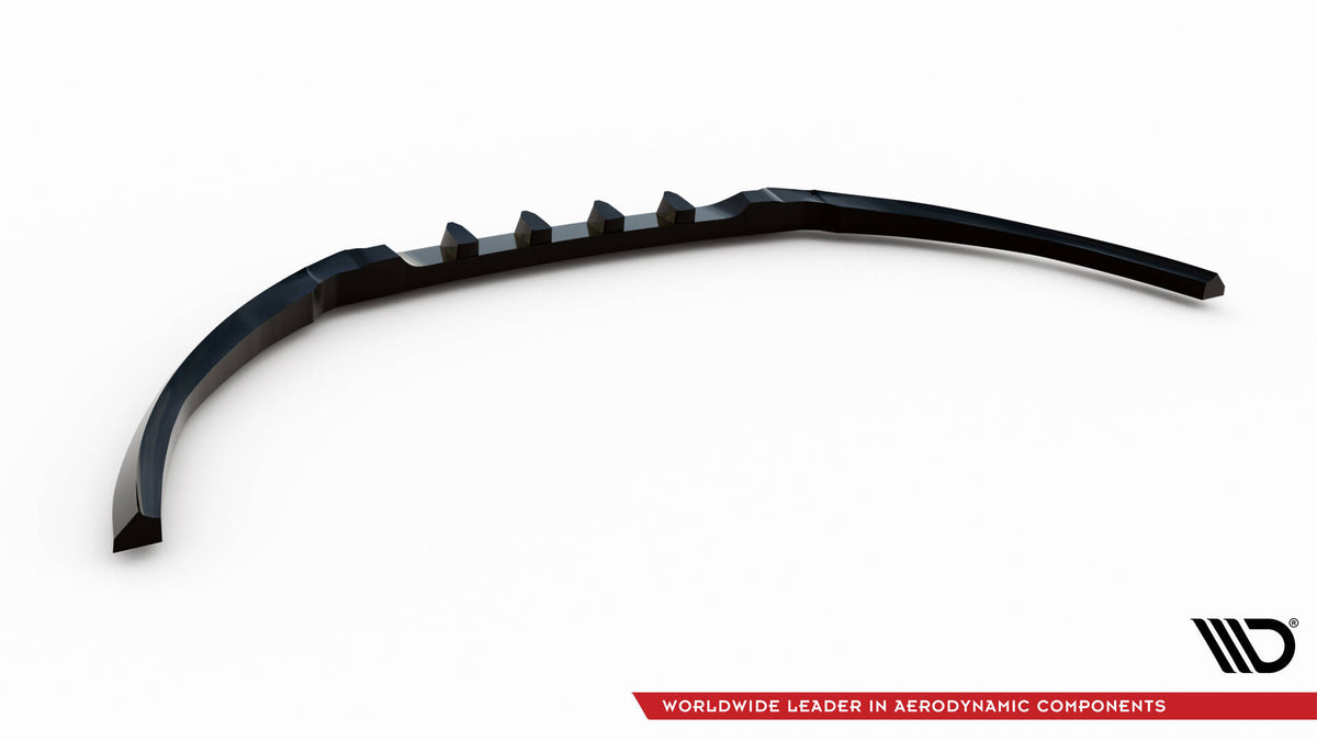 Street+ Spoilerlippe Front Ansatz passend für Ford S-Max ST-Line Mk2 schwarz Hochglanz – Ansicht 6