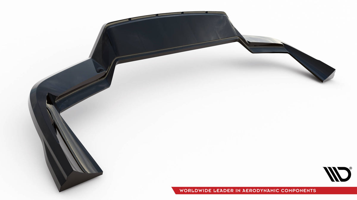 Street+ Mittlerer Diffusor RACE passend für Porsche Cayenne Sport Design SUV / Coupe Mk3 schwarz Hochglanz – Ansicht 6