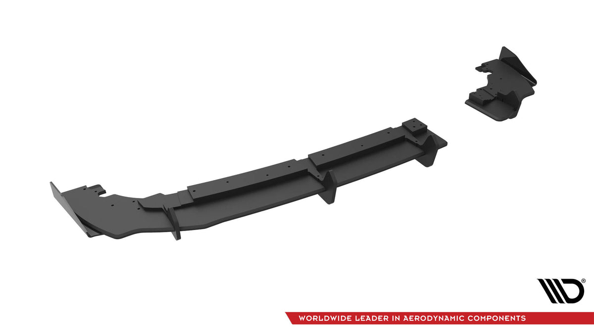 Street Pro Diffusor Heck Ansatz + Flaps passend für Ford Fiesta Mk8 ST  schwarz Hochglanz – Ansicht 5