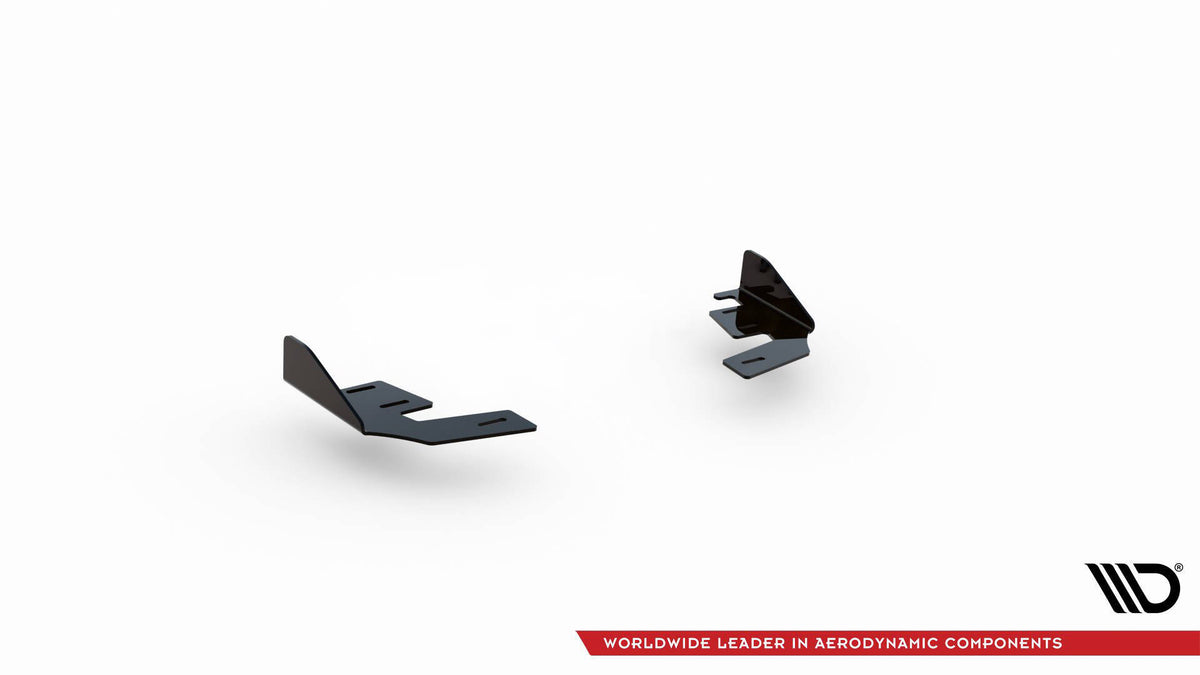 Hintere Seiten Flaps passend für VW Golf GTI / GTE / R-Line Mk8 schwarz Hochglanz – Ansicht 10