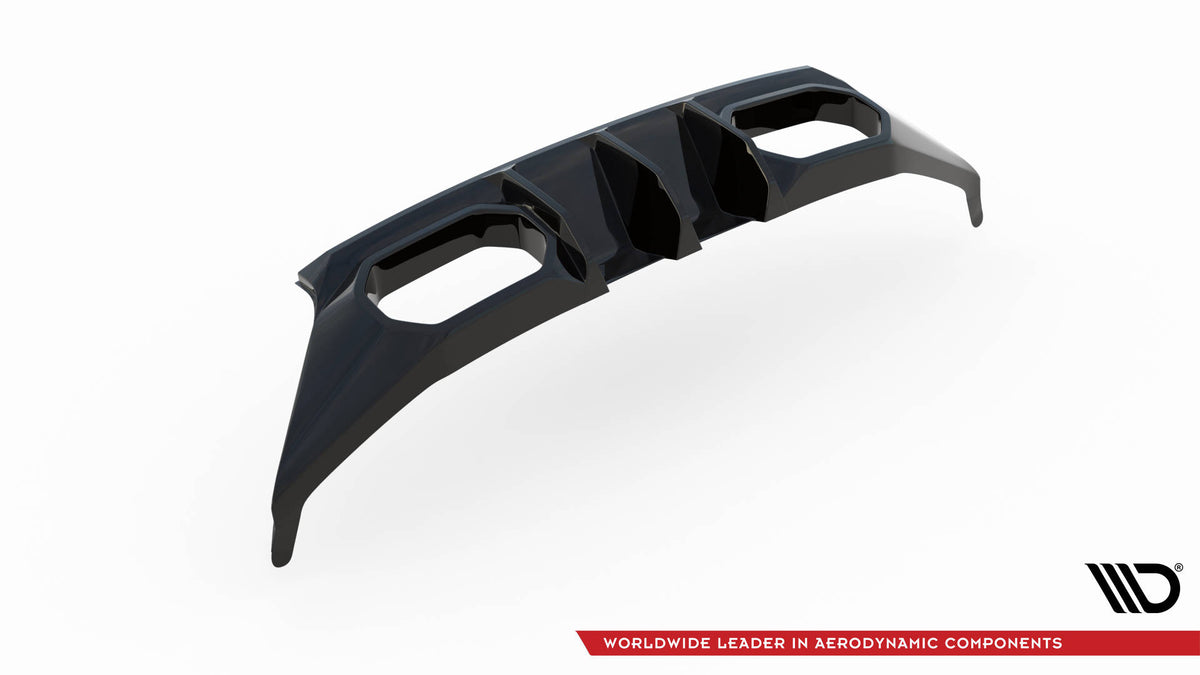 Diffusor Heck Ansatz V.2 passend für BMW M2 G87 schwarz Hochglanz – Ansicht 10