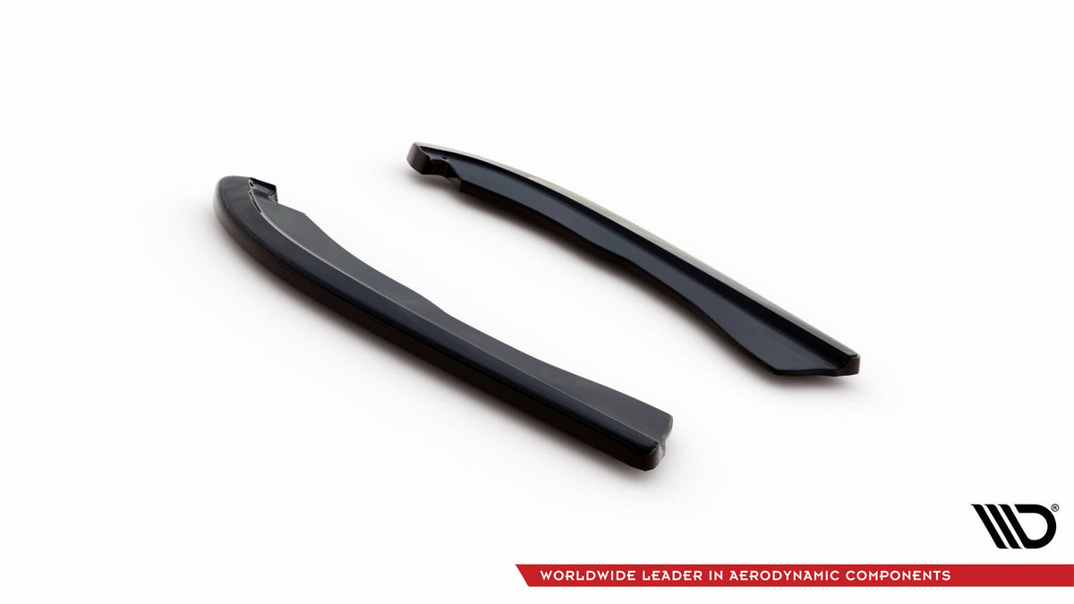 Heck Ansatz Flaps Diffusor V.1 passend für BMW 4er M440i G22 / G23 / G22 Facelift / G23 Facelift schwarz Hochglanz – Ansicht 6