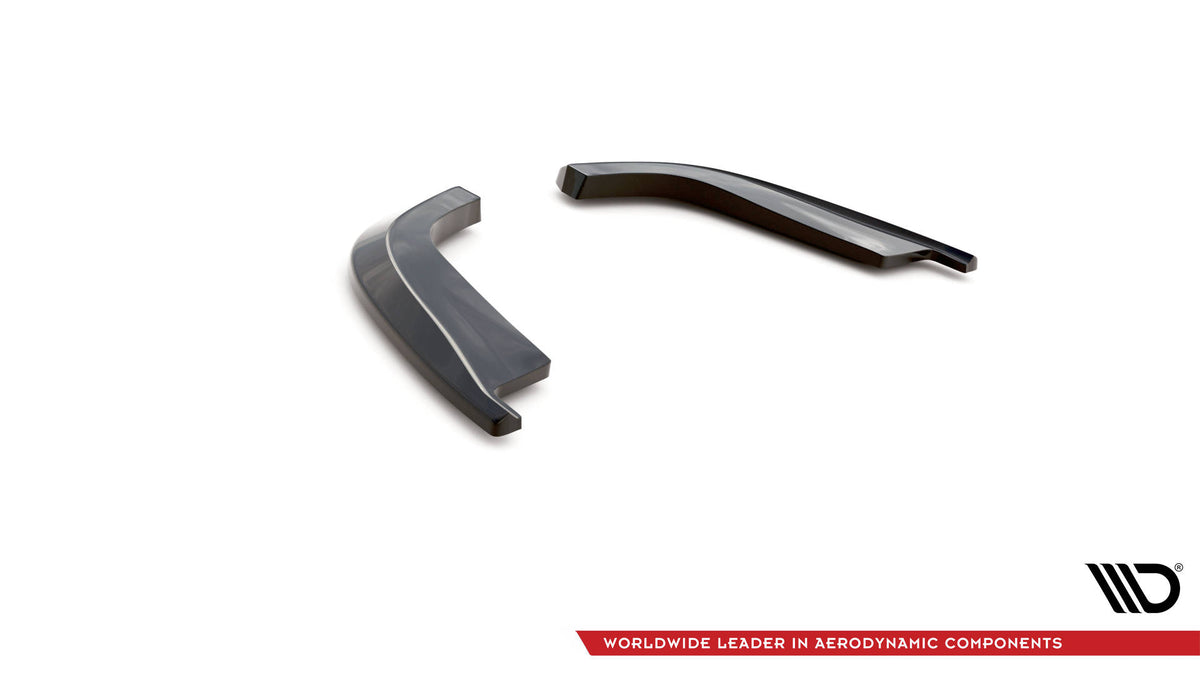 Heck Ansatz Flaps Diffusor passend für Infiniti G37 Coupe schwarz Hochglanz – Ansicht 6