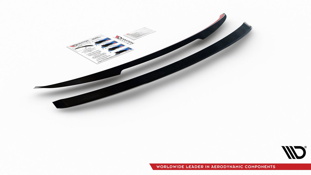 Heckspoiler Lippe Audi A6 Avant / A6 Allroad / A6 S-Line Avant / S6 Avant C8 / C8 Facelift schwarz Hochglanz – Ansicht 6