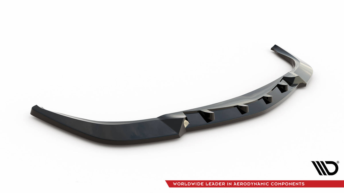 Street+ Spoilerlippe Front Ansatz passend für Mercedes-Benz E 55 AMG W211 schwarz Hochglanz – Ansicht 5