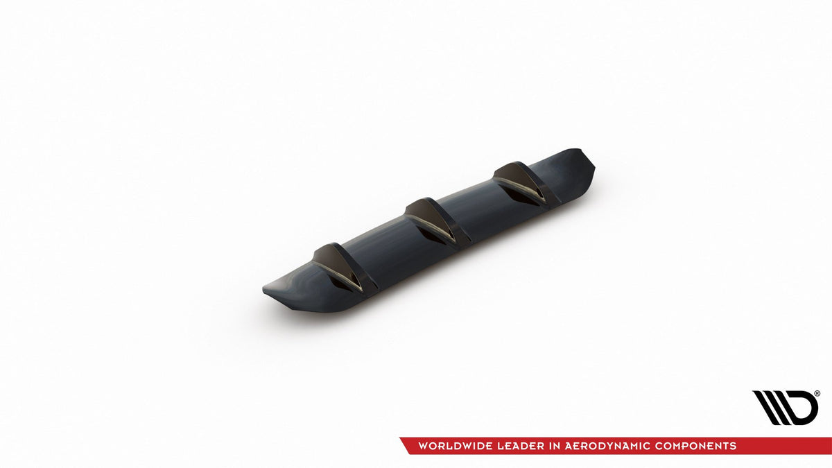 Diffusor Heck Ansatz passend für Mercedes-Benz E63 AMG Kombi/Limousine S213/W213 schwarz Hochglanz – Ansicht 8