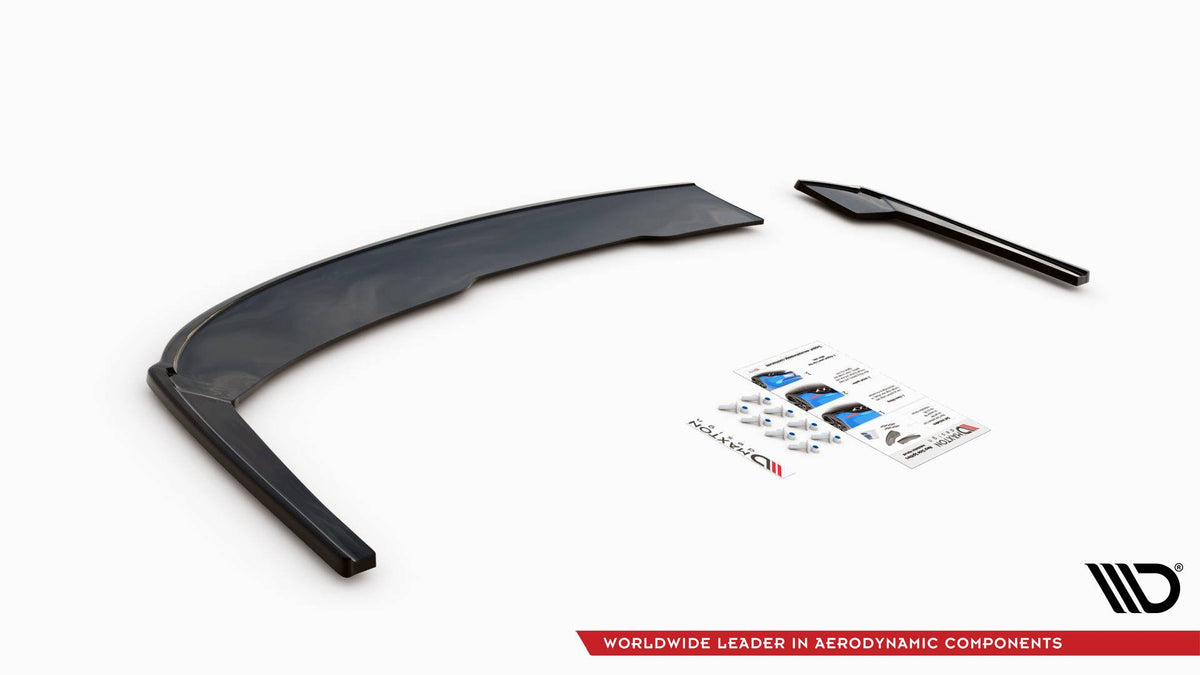 Heck Ansatz Flaps Diffusor V.2 passend für Audi A4 S-Line B9 schwarz Hochglanz – Ansicht 5