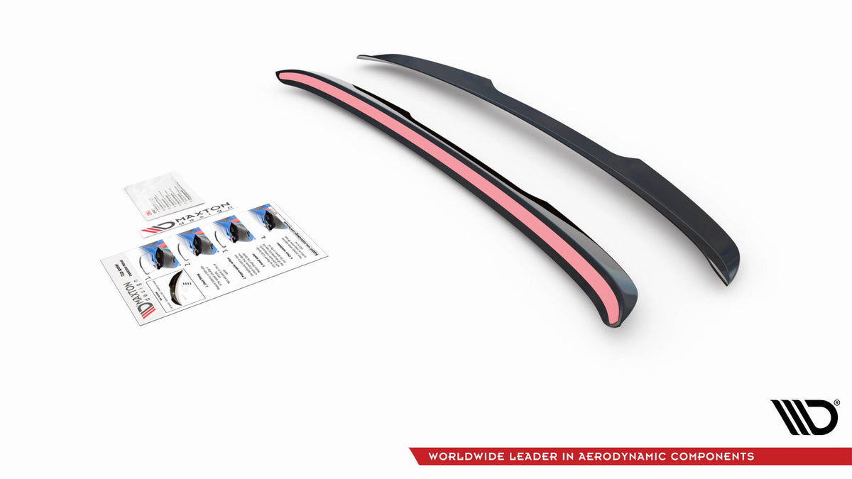 Heckspoiler Lippe V.1 Volvo V70 Mk3 schwarz Hochglanz – Ansicht 1