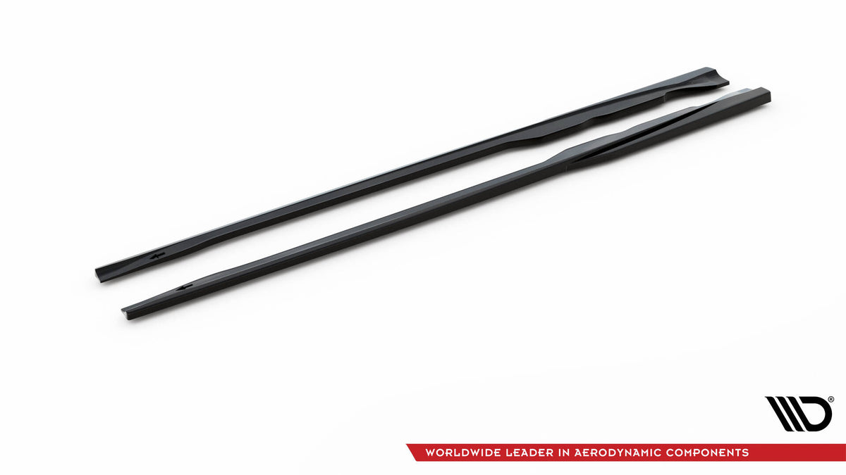 Street+ Seitenschweller Leisten passend für Audi TT S-Line 8S schwarz Hochglanz – Ansicht 5