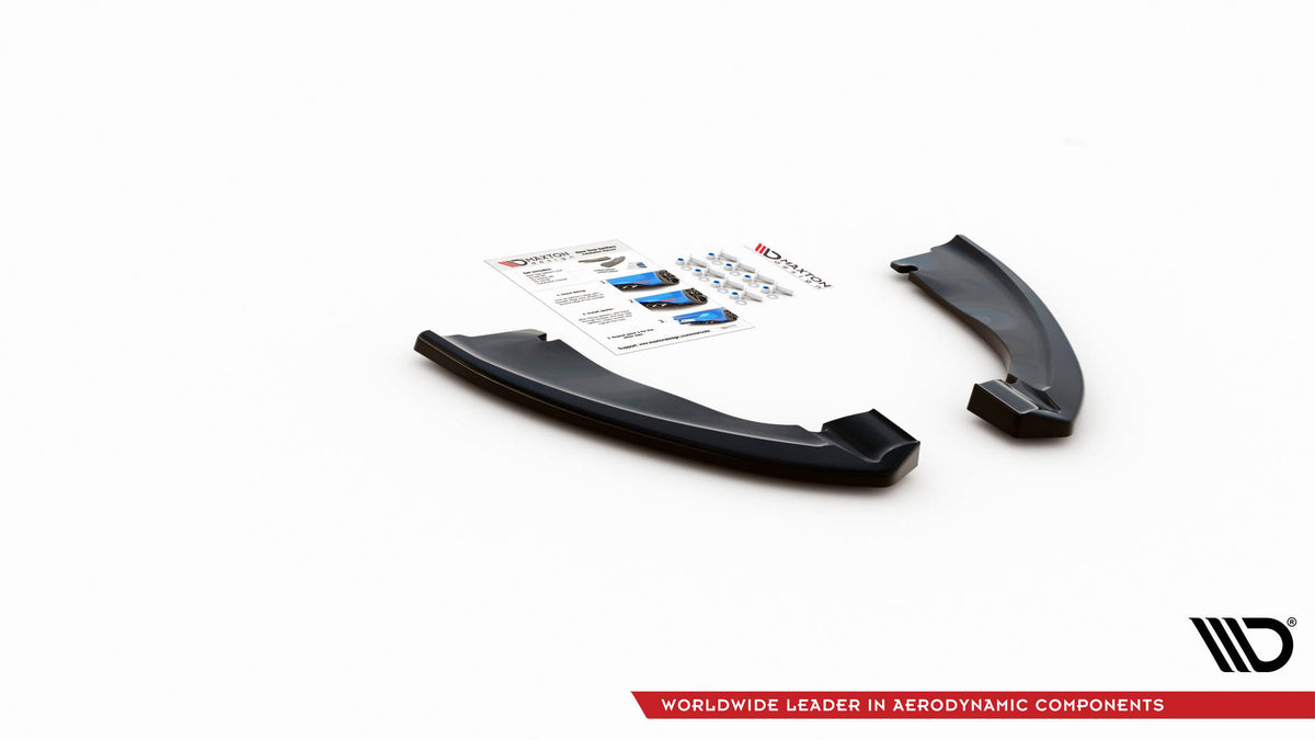 Heck Ansatz Flaps Diffusor passend für BMW X5 M F85 schwarz Hochglanz – Ansicht 4