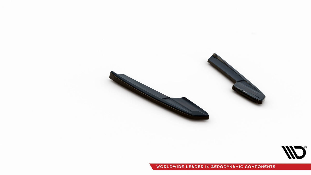 Heck Ansatz Flaps Diffusor V.2 passend für Audi RS6 C8 / C8 Facelift schwarz Hochglanz – Ansicht 4