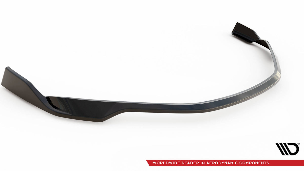 Street+ Spoilerlippe Front Ansatz passend für Porsche 911 Turbo S 992 schwarz Hochglanz – Ansicht 6