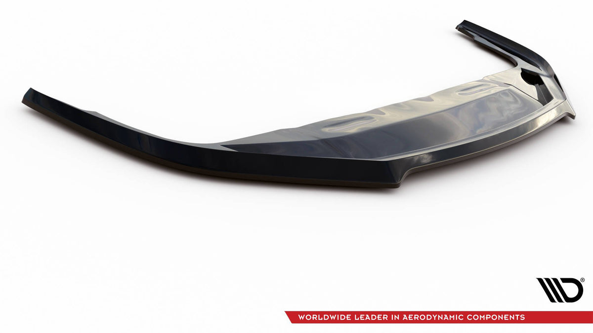 Street+ Spoilerlippe Front Ansatz V.1 passend für Porsche 911 Carrera 991 Facelift schwarz Hochglanz – Ansicht 5