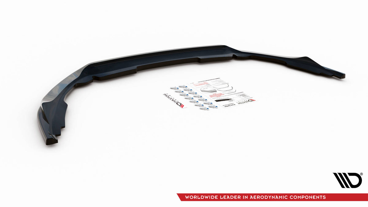 Street+ Spoilerlippe Front Ansatz V.1 passend für Ford Mondeo ST-Line Mk5 Facelift schwarz Hochglanz – Ansicht 5