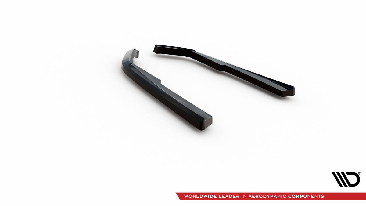 Heck Ansatz Flaps Diffusor passend für BMW M-Paket G20 / G21 Facelift schwarz Hochglanz – Ansicht 6