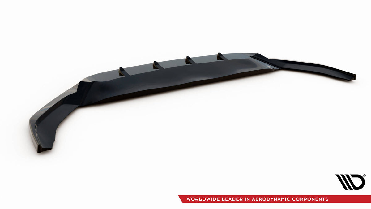 Street+ Spoilerlippe Front Ansatz V.2 passend für VW Passat R-Line B8 Facelift schwarz Hochglanz – Ansicht 6