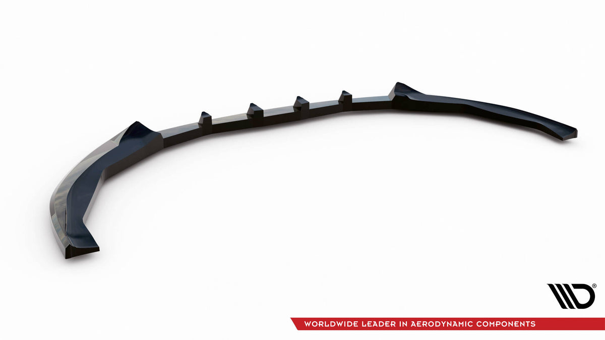 Street+ Spoilerlippe Front Ansatz passend für Ford Mondeo Sport Mk5 Facelift / Fusion Sport Mk2 Facelift schwarz Hochglanz – Ansicht 6
