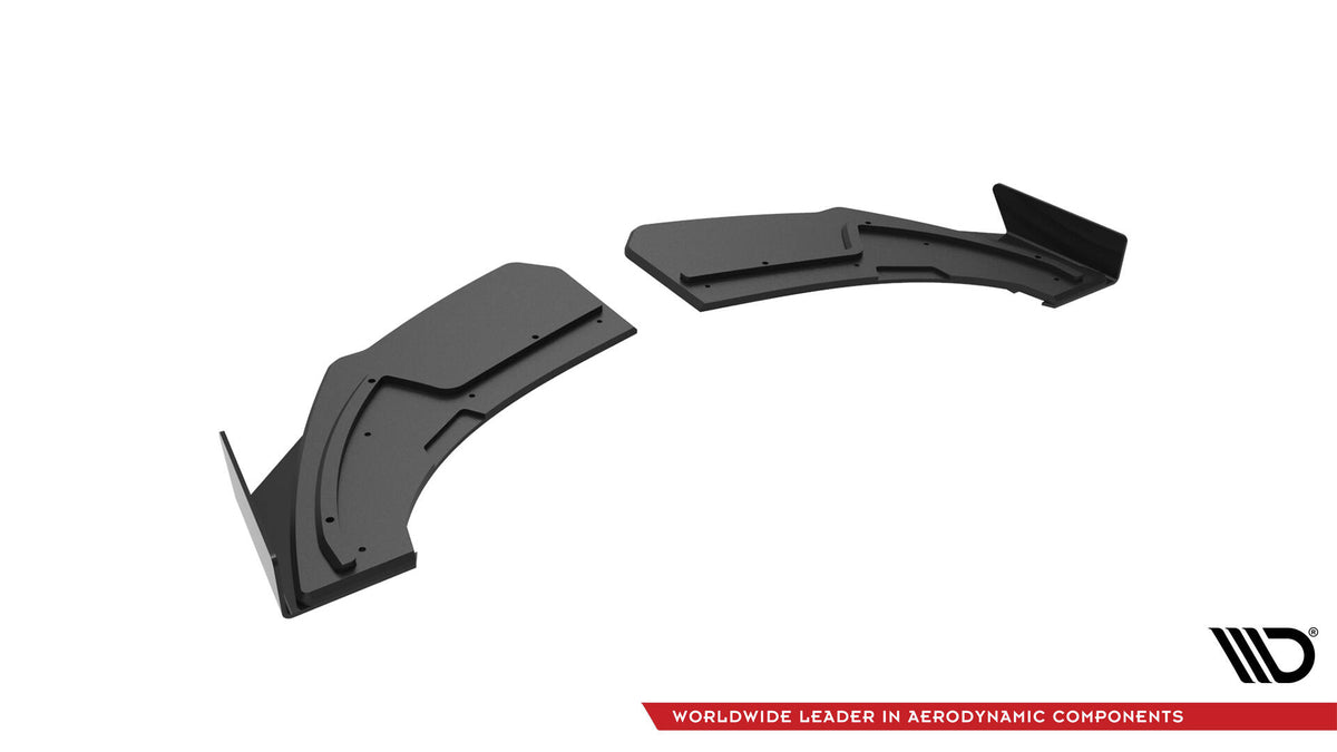 Street Pro Heck Ansatz Flaps Diffusor + Flaps passend für Audi TT S-Line 8S schwarz Hochglanz – Ansicht 6