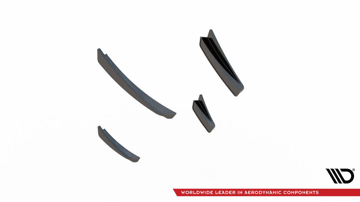 Carbon Fiber Front Bumper Wings (Canards) Prepreg BMW 1er M-Paket /  M135i / 128ti F40 – Ansicht 6