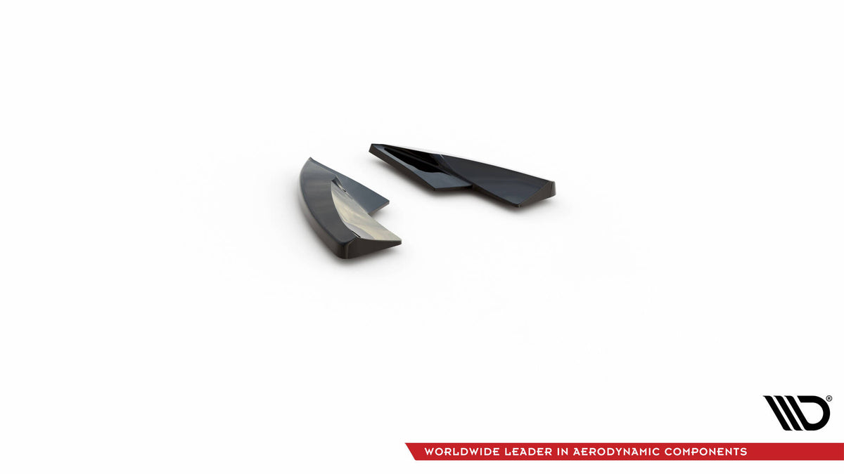 Heck Ansatz Flaps Diffusor V.2 passend für Opel Astra GTC OPC-Line J schwarz Hochglanz – Ansicht 6
