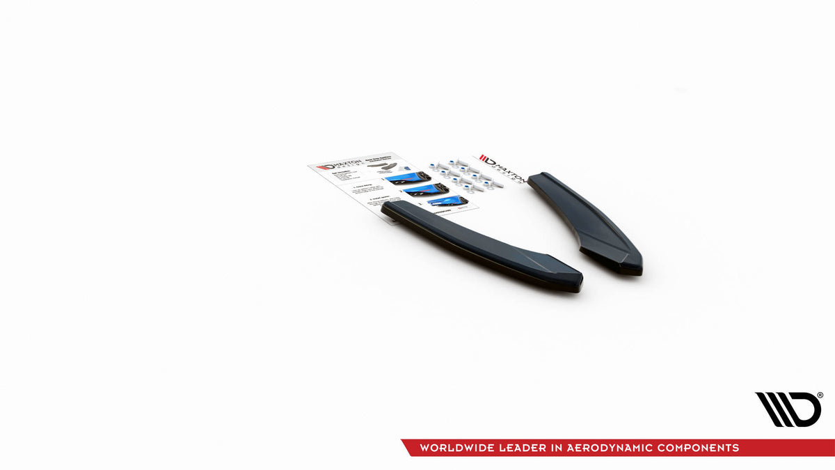 Heck Ansatz Flaps Diffusor passend für Audi S3 Limousine 8Y schwarz Hochglanz – Ansicht 5