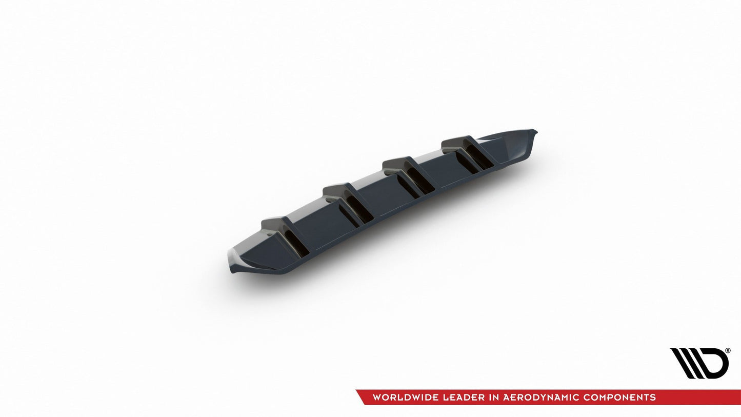 Diffusor Heck Ansatz V.1 passend für Skoda Octavia RS Mk3 / Mk3 FL Hatchback / Kombi schwarz Hochglanz – Ansicht 5