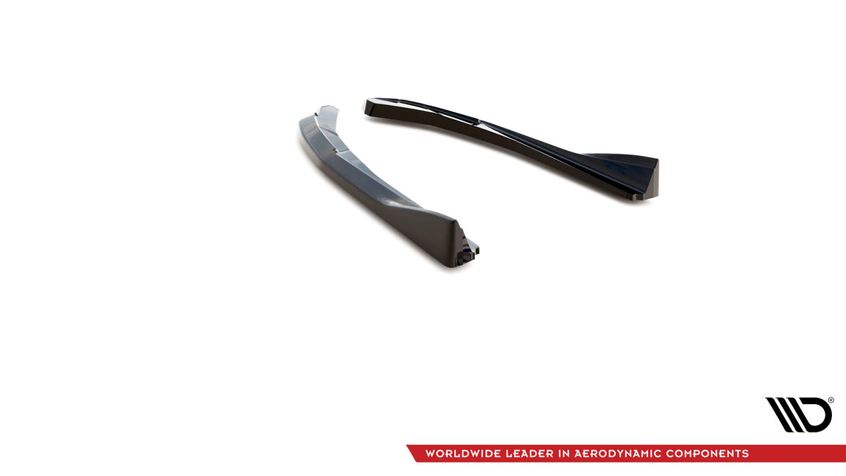 Heck Ansatz Flaps Diffusor V.2 passend für BMW 4er Gran Coupe M-Paket G26 schwarz Hochglanz – Ansicht 6