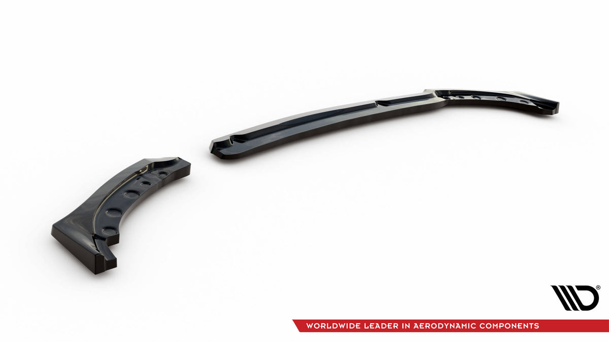 Heck Ansatz Flaps Diffusor passend für Peugeot 208 GT Mk2 schwarz Hochglanz – Ansicht 6