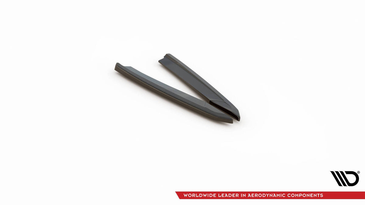 Heck Ansatz Flaps Diffusor V.1 passend für Skoda Octavia RS Liftback / Combi Mk4 Facelift schwarz Hochglanz – Ansicht 5