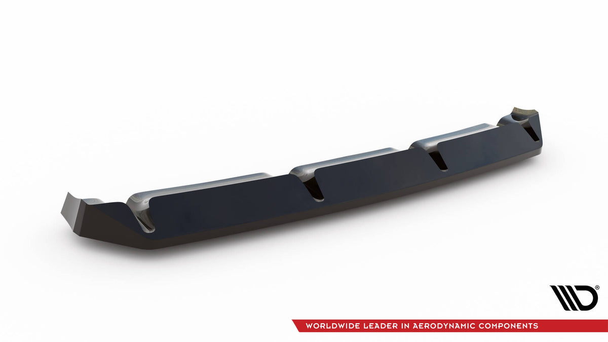 Mittlerer Diffusor Heck Ansatz passend für Hyundai Veloster N Mk2 schwarz Hochglanz – Ansicht 6