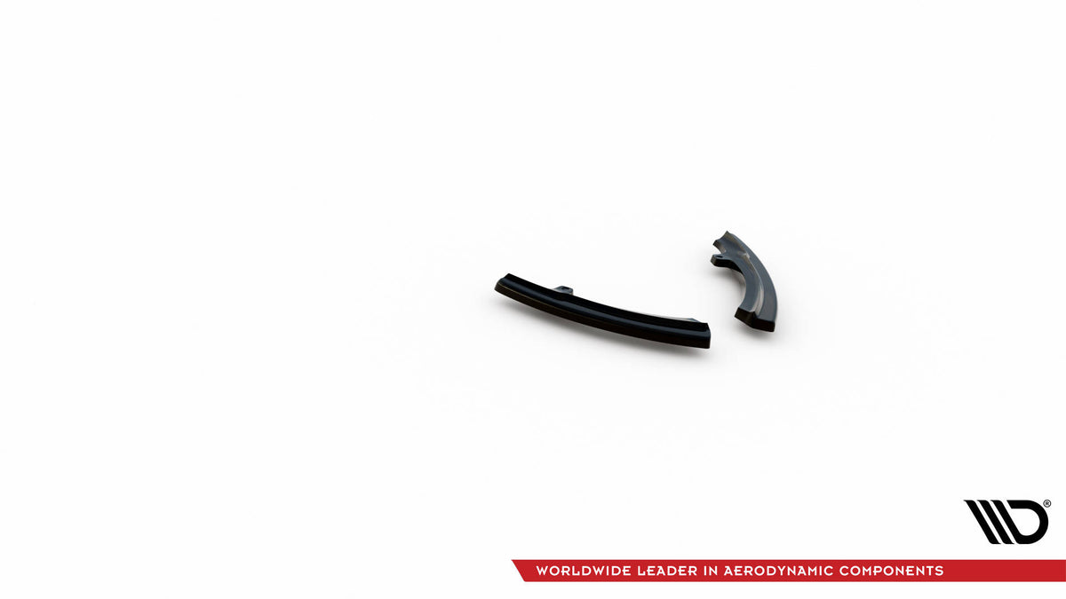 Heck Ansatz Flaps Diffusor passend für Mazda 3 Mk3 schwarz Hochglanz – Ansicht 5