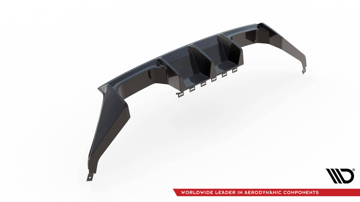 Prepreg Carbon Fiber Diffusor Heck Ansatz passend für BMW M2 G87 – Ansicht 7