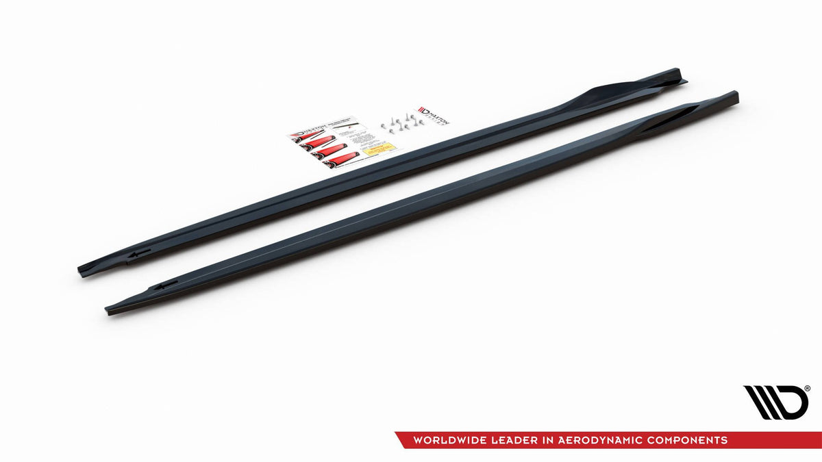 Street+ Seitenschweller Leisten passend für VW Up GTI schwarz Hochglanz – Ansicht 4